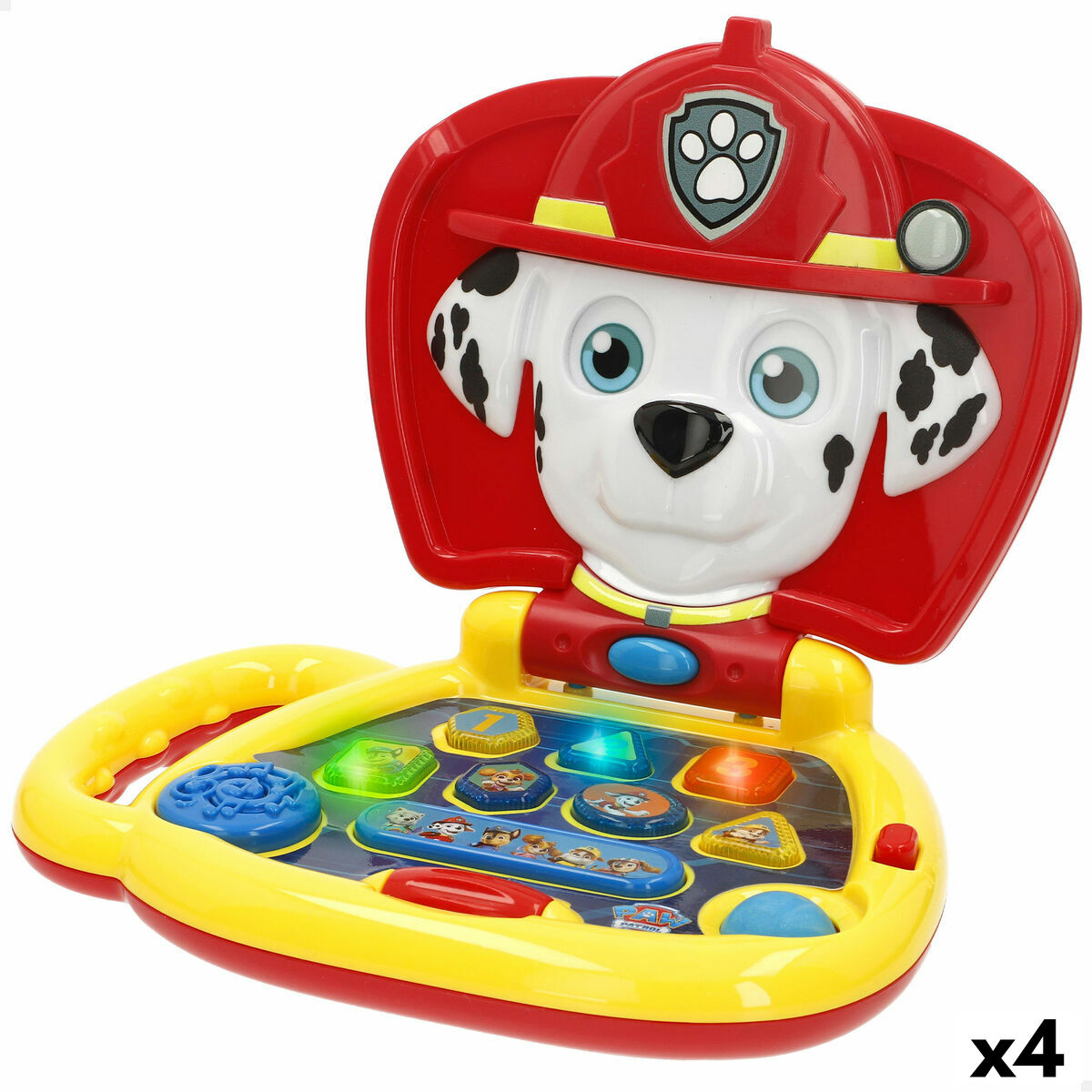 Computer giocattolo The Paw Patrol Inglese 20 x 17 x 14 cm Multicolore (4 Unità)