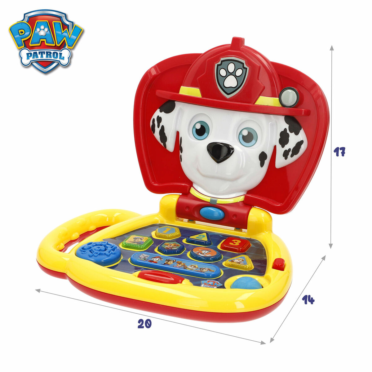 Computer giocattolo The Paw Patrol Inglese 20 x 17 x 14 cm Multicolore (4 Unità) - Image 5