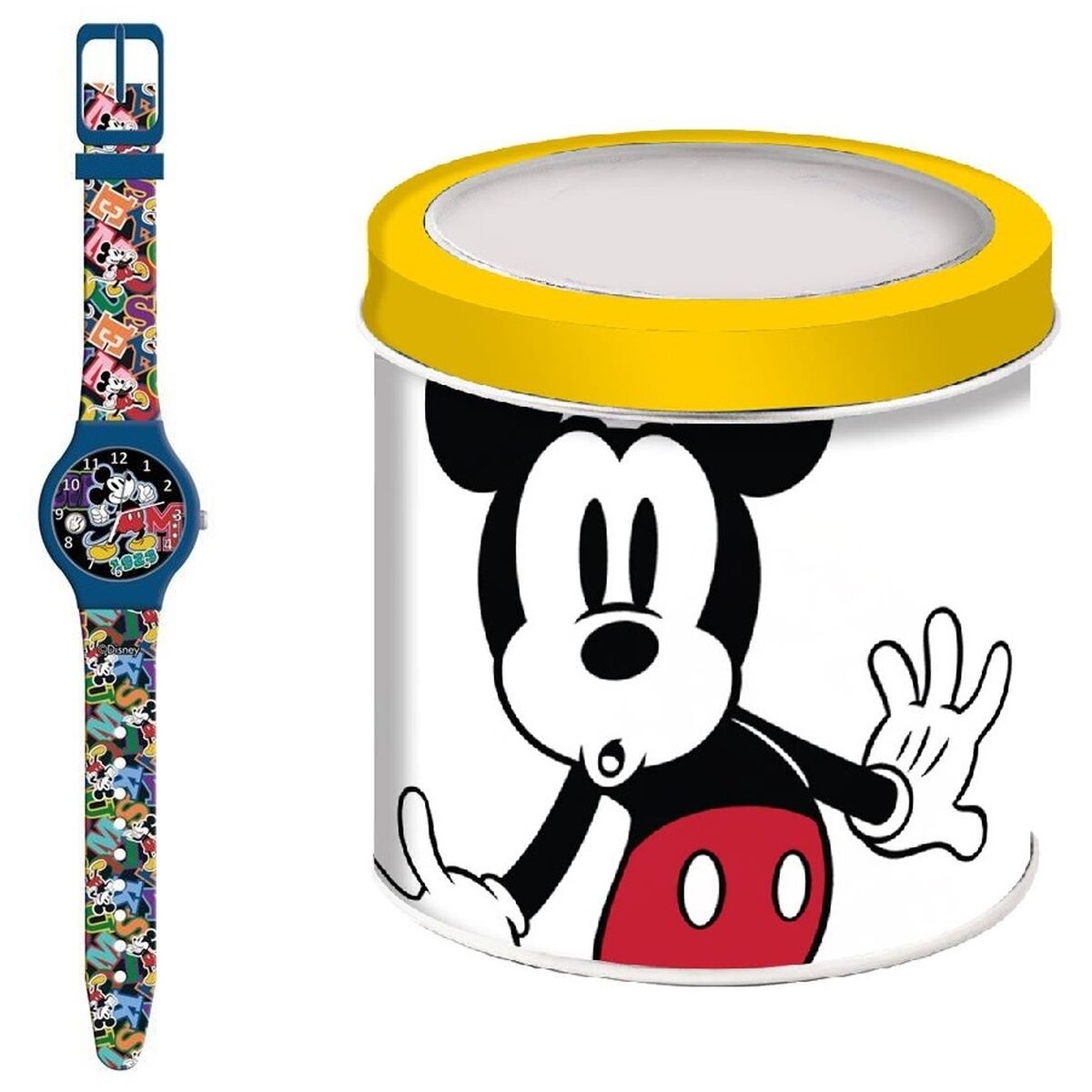 Orologio Bambini Mickey Mouse MICKEY MOUSE  - TIN BOX Ø 33 mm