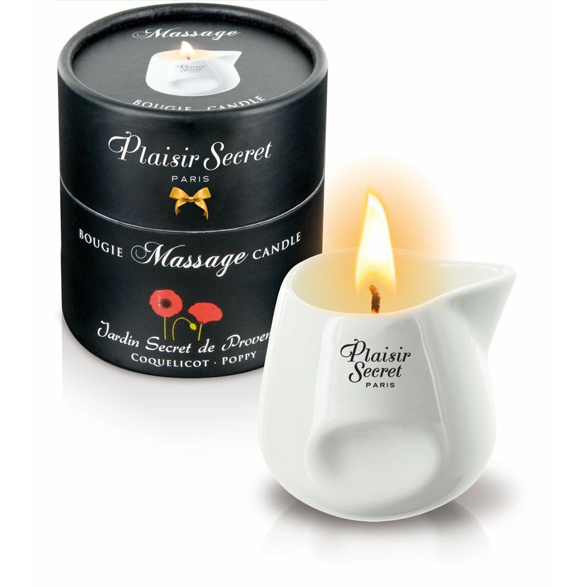 Candela Massaggio Plaisirs Secrets Papavero 80 ml - Image 3