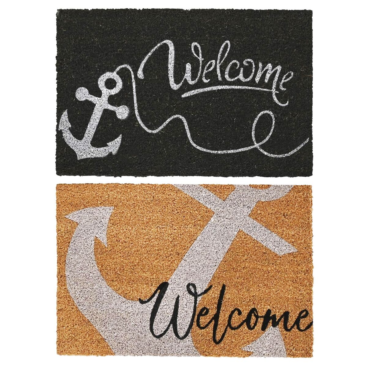 Zerbino DKD Home Decor Gomma Multicolore (60 x 40 x 1,5 cm) (2 Unità)