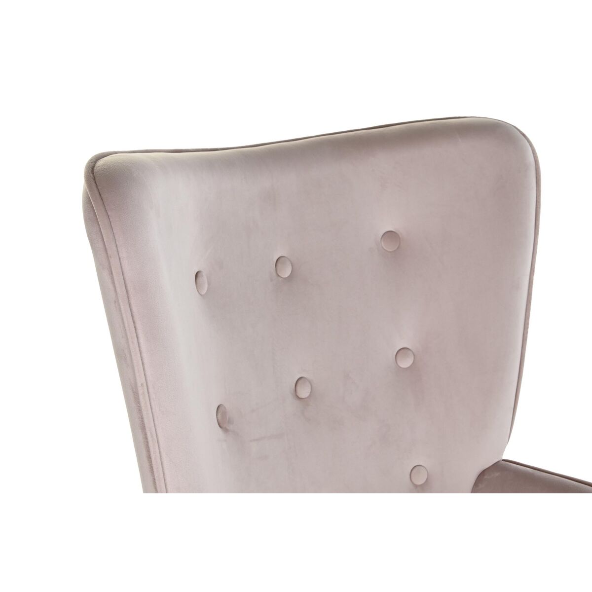 Poltrona DKD Home Decor Rosa Poliestere Legno 67 x 69 x 96 cm 75 x 69 x 96 cm - Image 3
