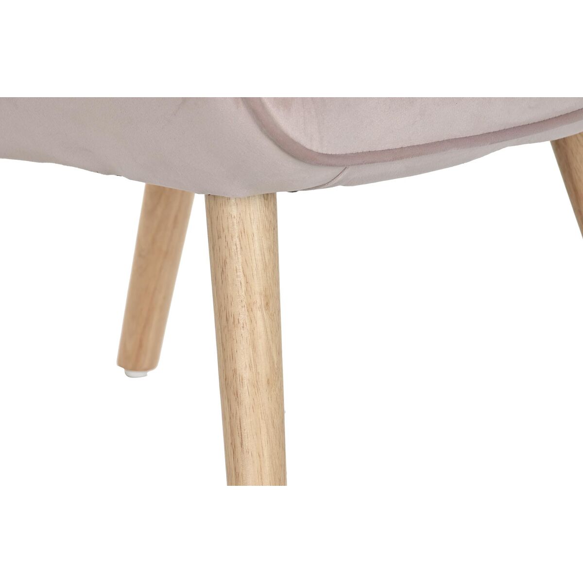 Poltrona DKD Home Decor Rosa Poliestere Legno 67 x 69 x 96 cm 75 x 69 x 96 cm - Image 4