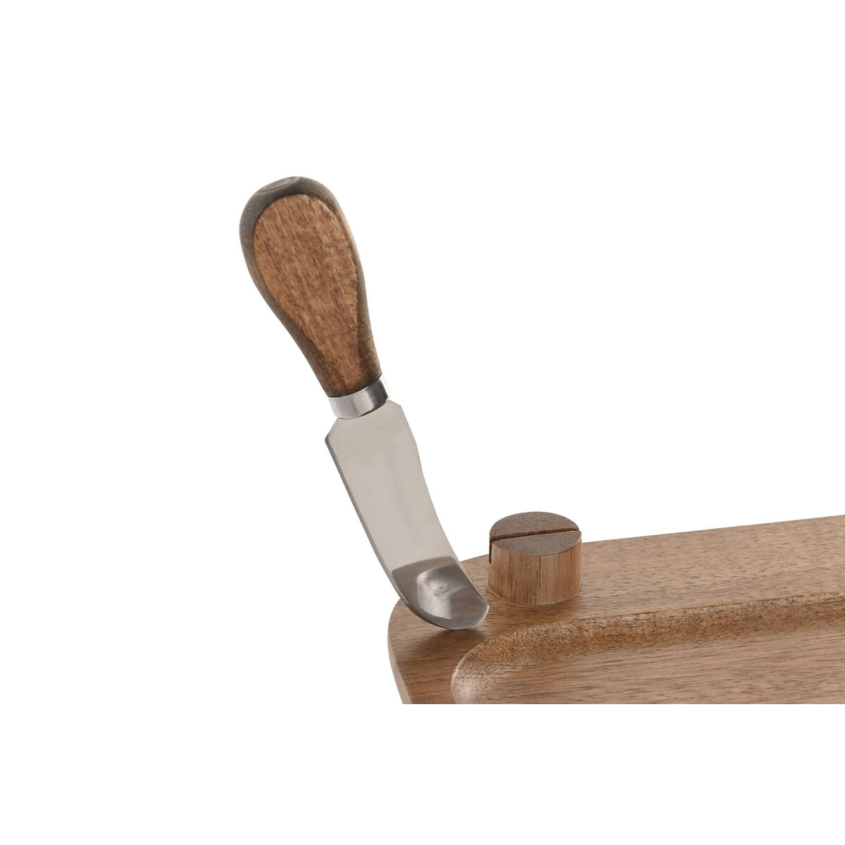 Tagliere per formaggi Home ESPRIT Naturale 19,5 x 15 x 3 cm - Image 3