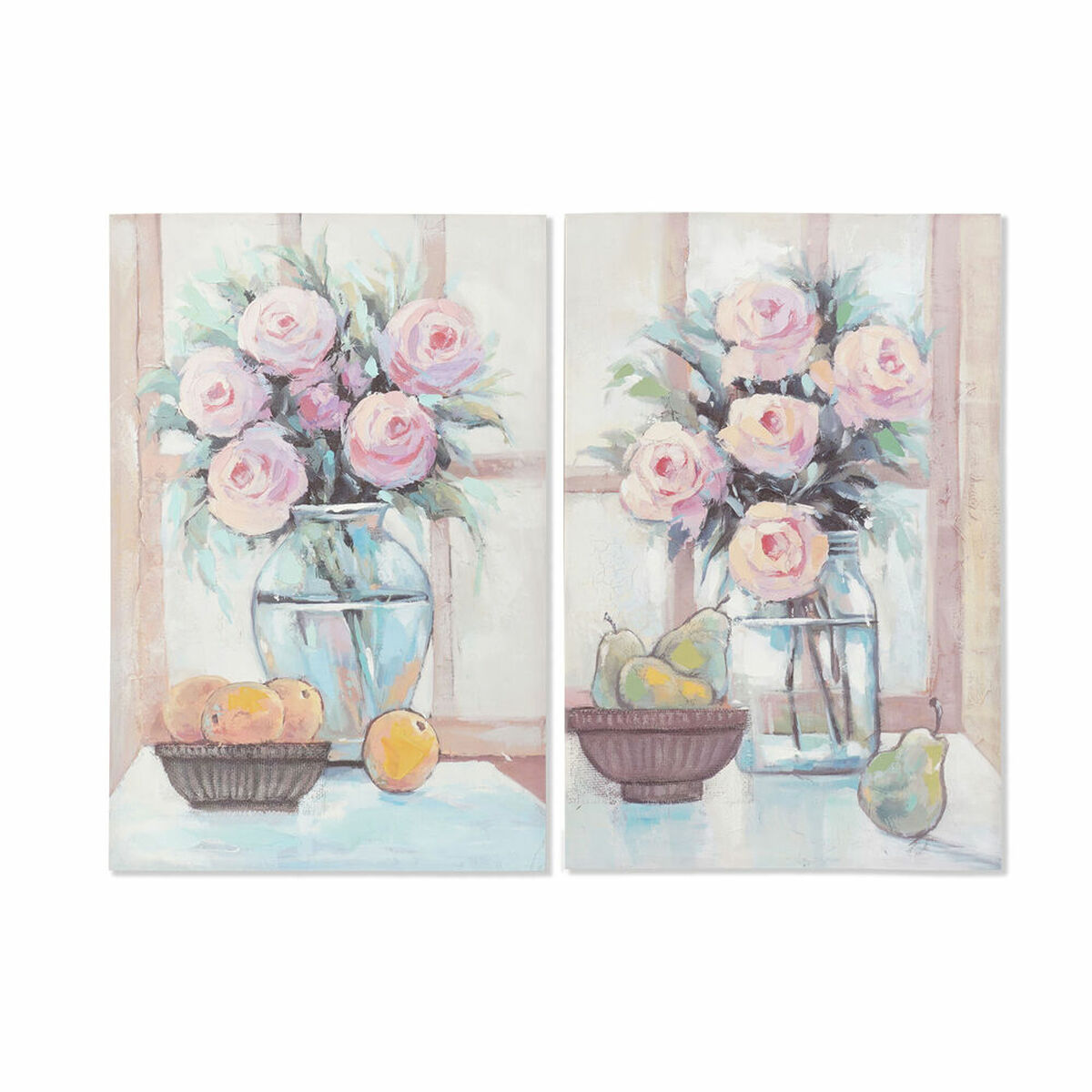 Tela DKD Home Decor Tela Legno MDF 60 x 2,5 x 90 cm