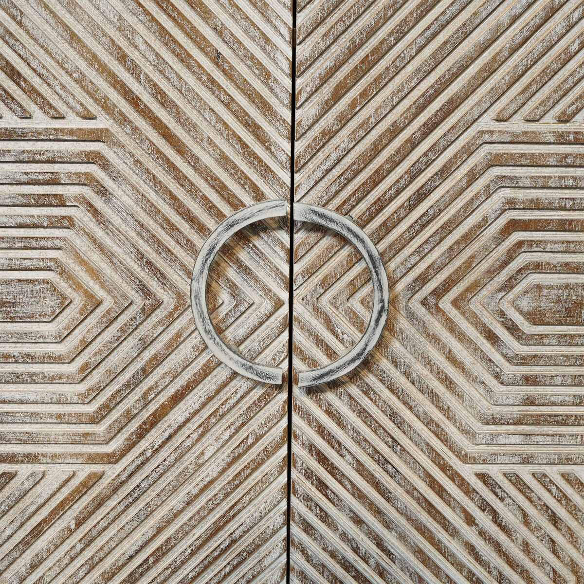 Armadio Home ESPRIT Bianco Legno di mango 85 x 38 x 134 cm - Image 4