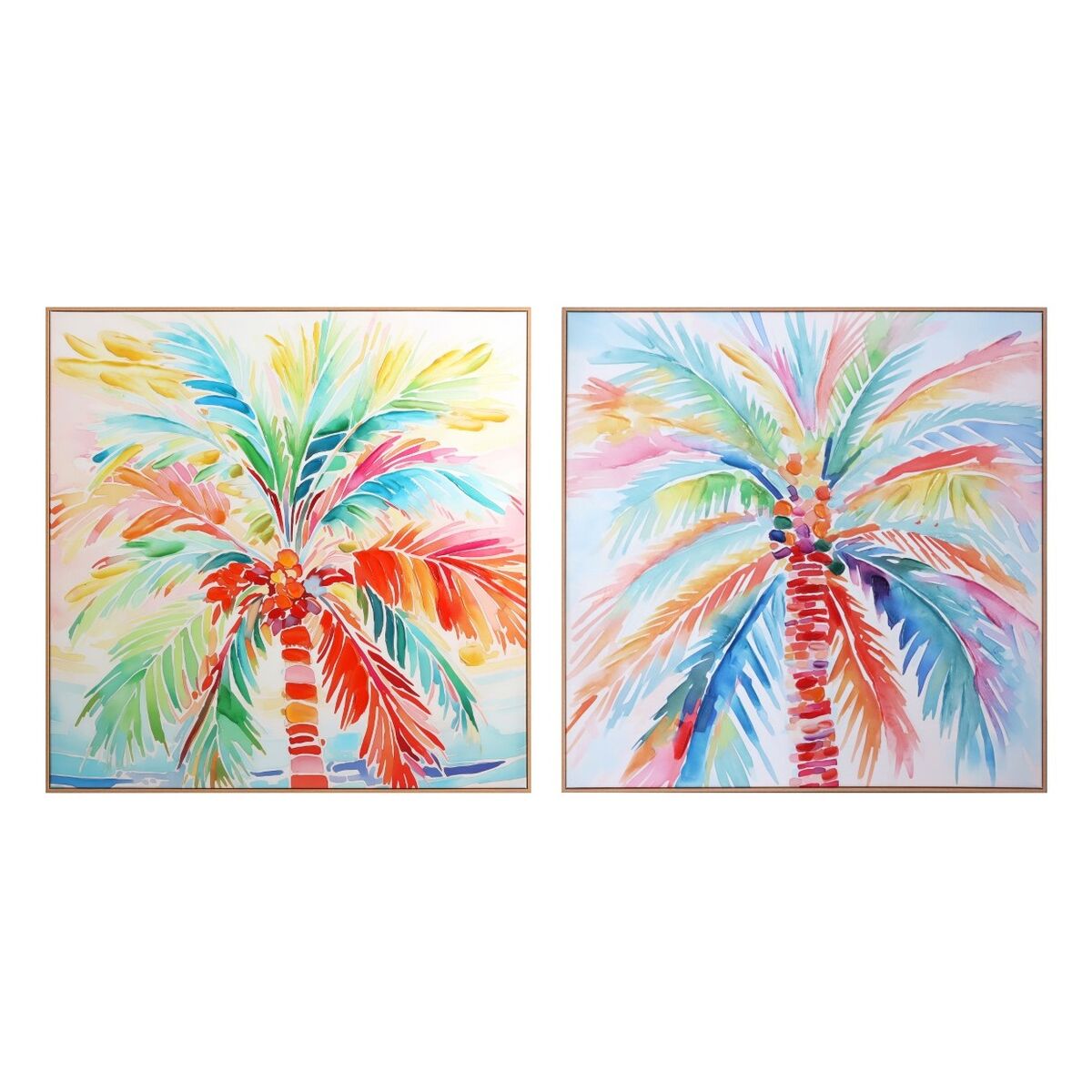 Tela Home ESPRIT polistirene Tela 80 x 3,5 x 80 cm