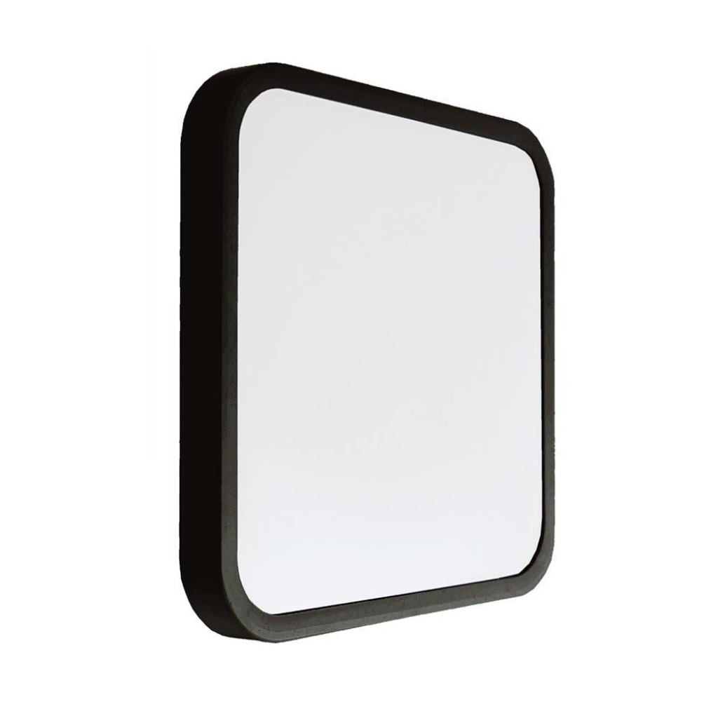 24w Led Dome Light Square Black Frame 6500k Ip44