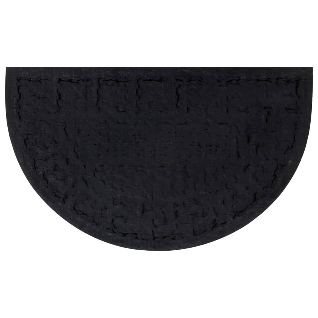 Zerbino Mezzo Rotondo 45x75 Cm In Gomma E Fibra Di Cocco - Image 3