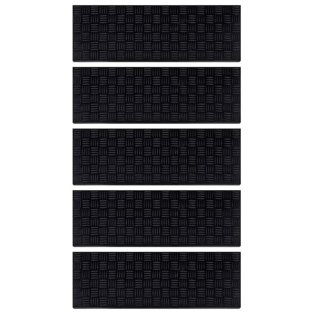 Tappetino Per Scale 5 Pz 25x75 Cm In Gomma - Image 3