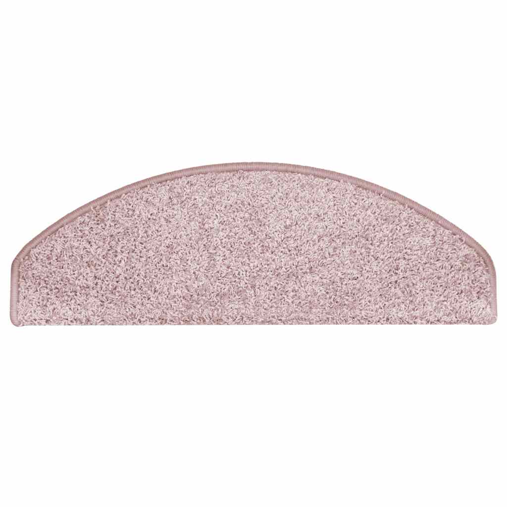 Tappetini Per Scale 15 Pz 65x21x4 Cm Rosa Chiaro Semicircolari Grandi - Image 6