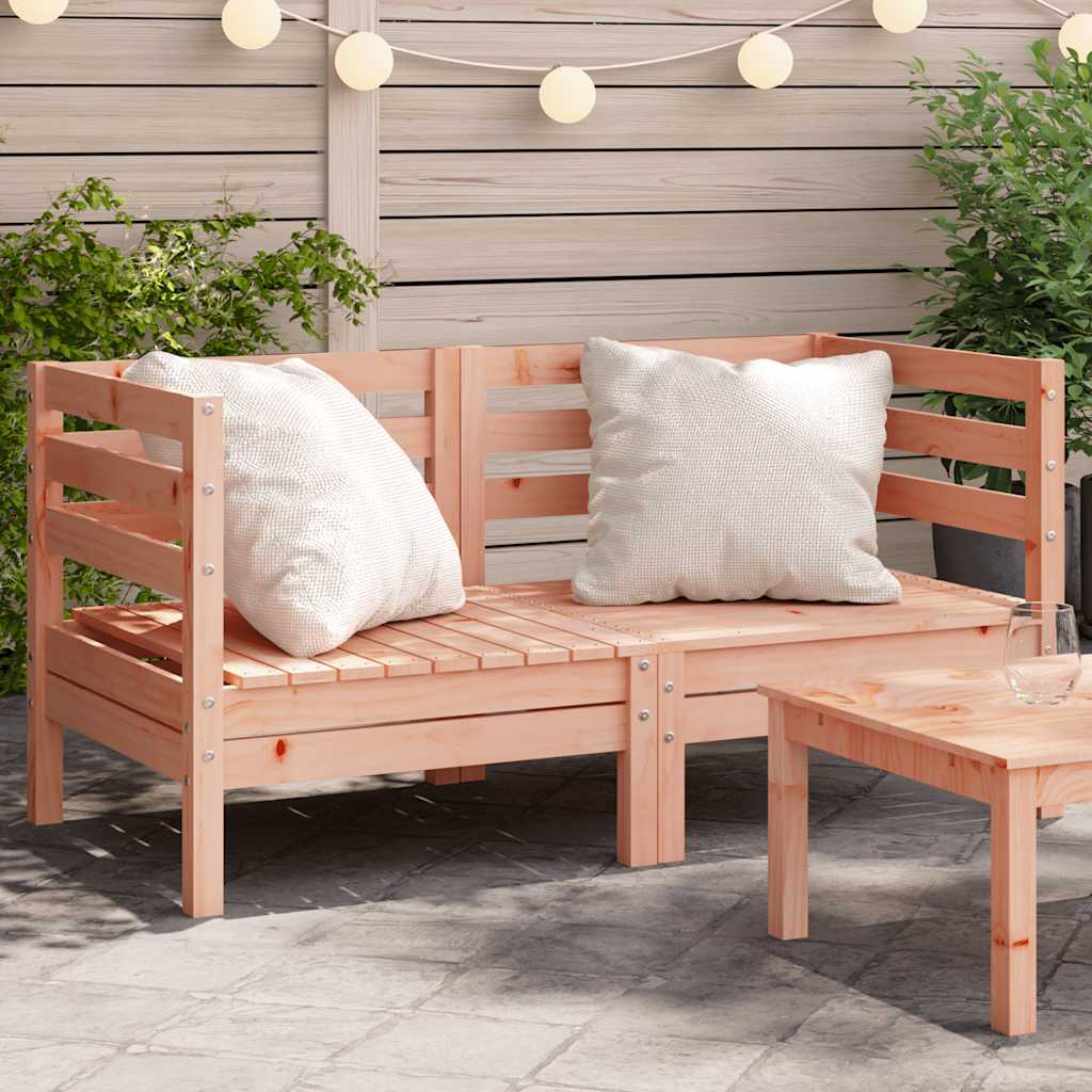 Divani Angolari Da Giardino 2pz In Legno Massello Di Douglas