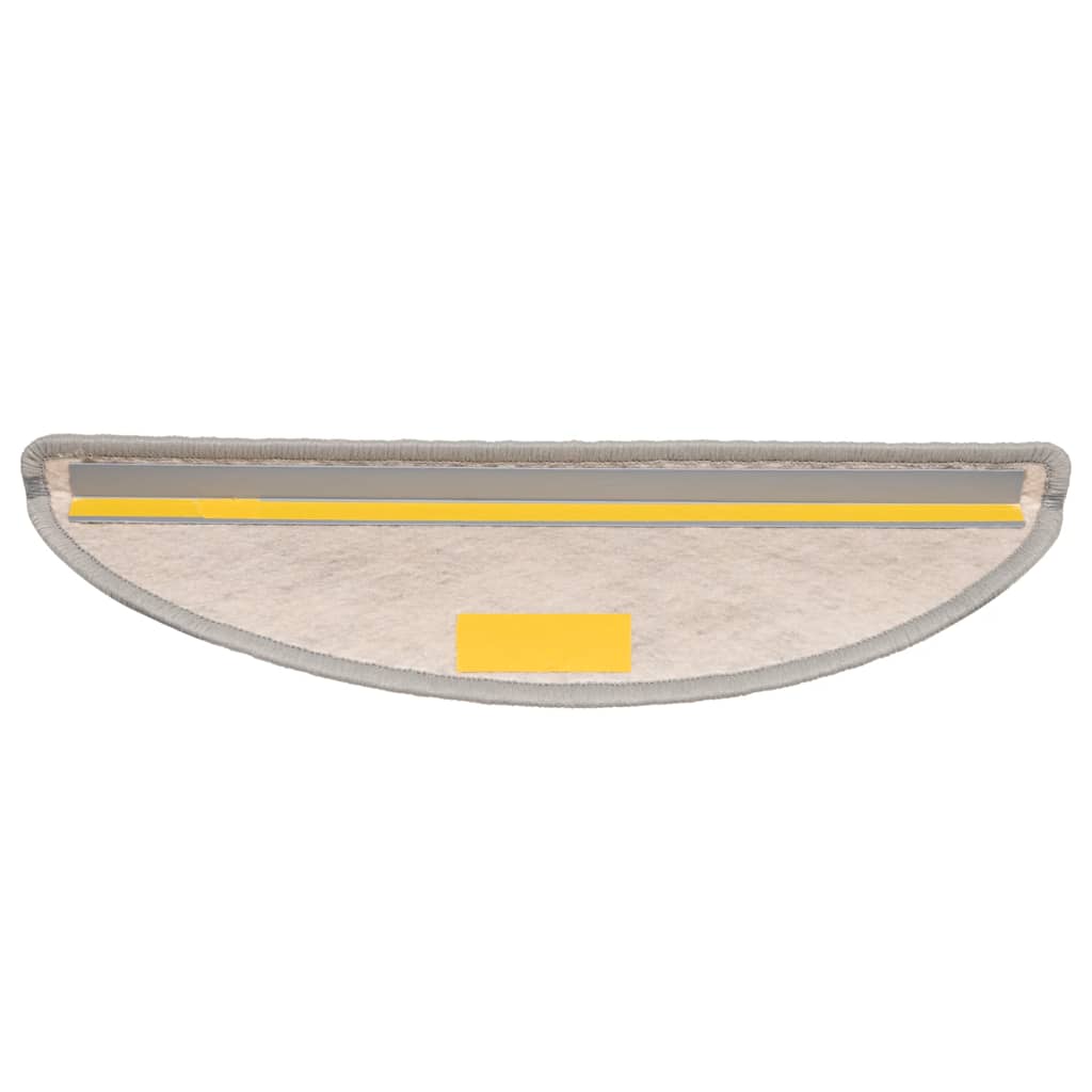 Tappeti Adesivi Scale Aspetto Sisal 30 Pz 56x17x3 Cm Platino - Image 4