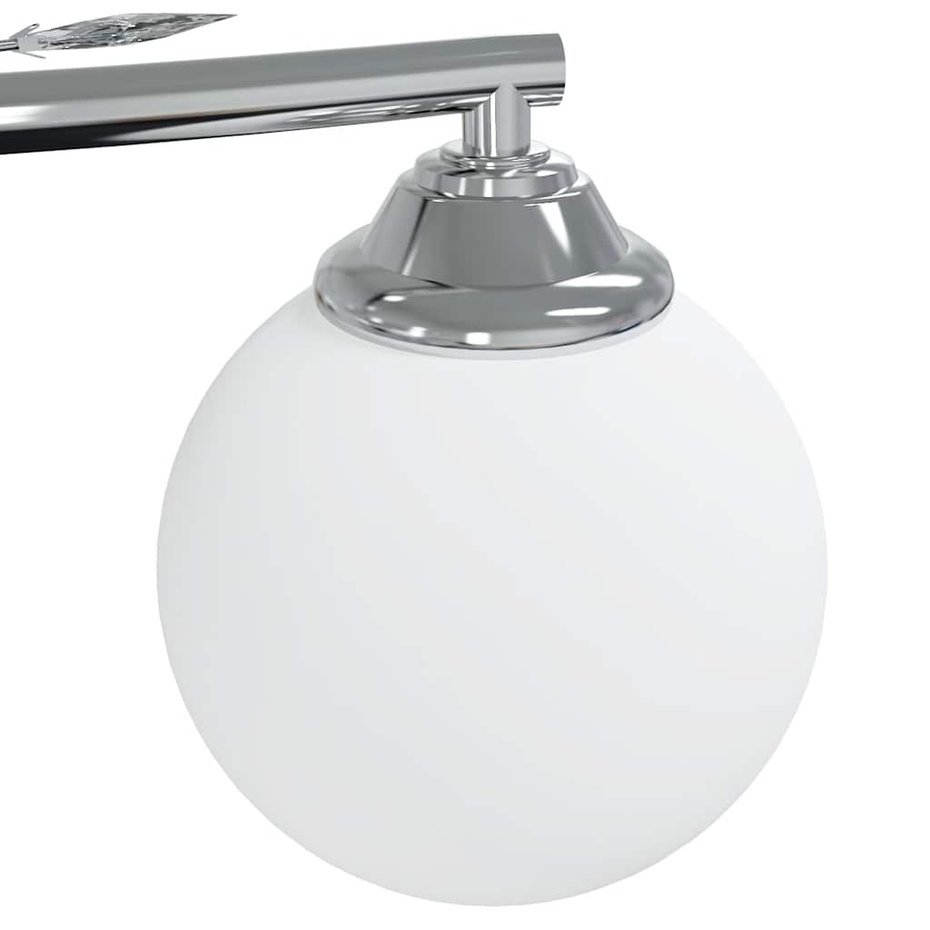 Lampada Soffitto Con Paralumi Tondi In Vetro Per 4 Luci Led g9 - Image 5
