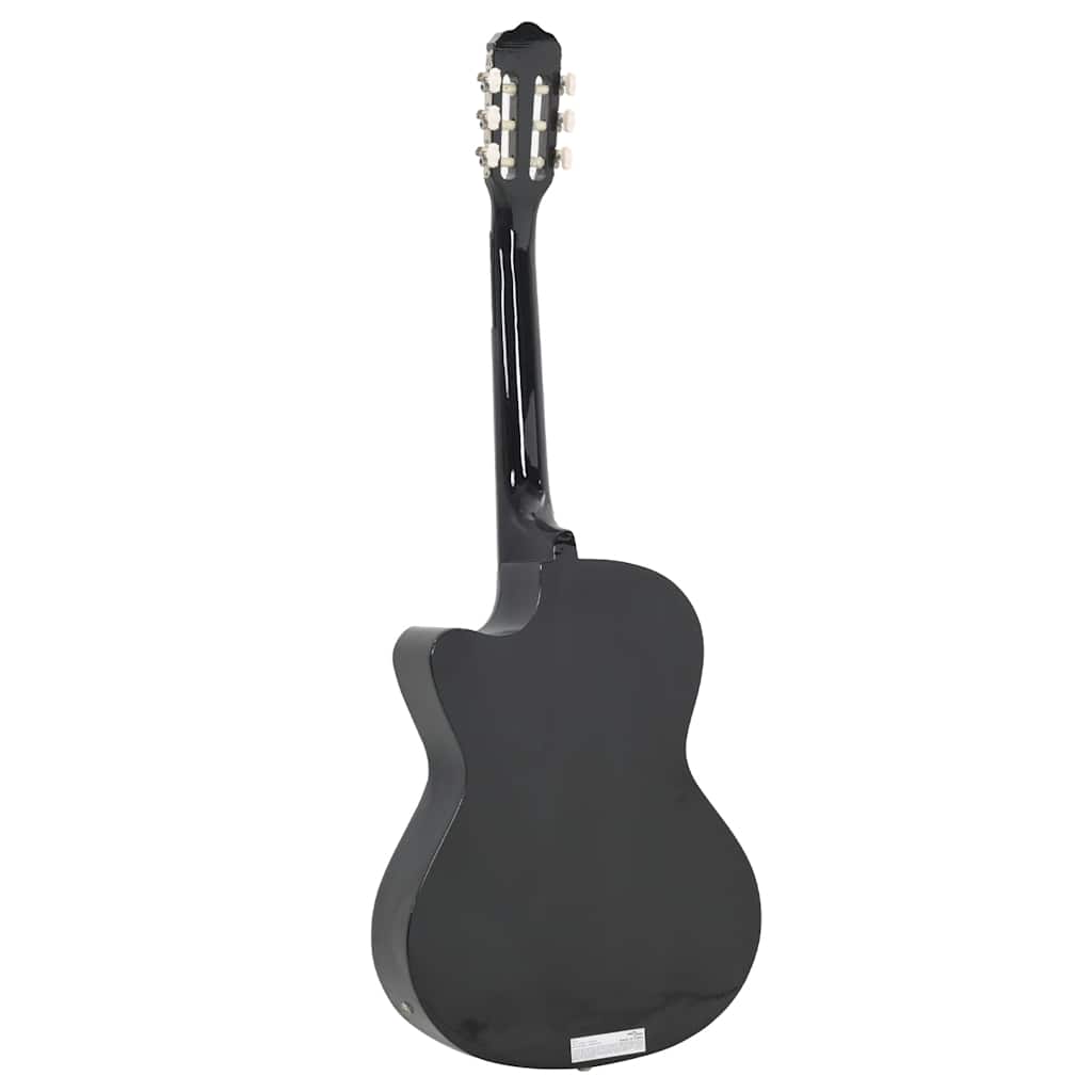 Chitarra Classica Western Con Equalizzatore E 6 Corde Nera - Image 5
