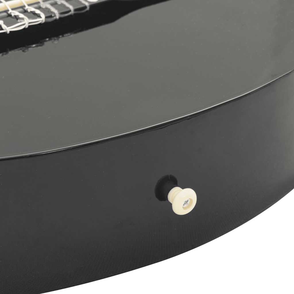 Chitarra Classica Western Con Equalizzatore E 6 Corde Nera - Image 6