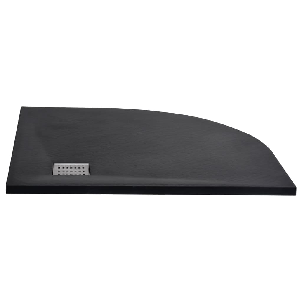 Piatto Doccia In Smc Nero 90x90 cm