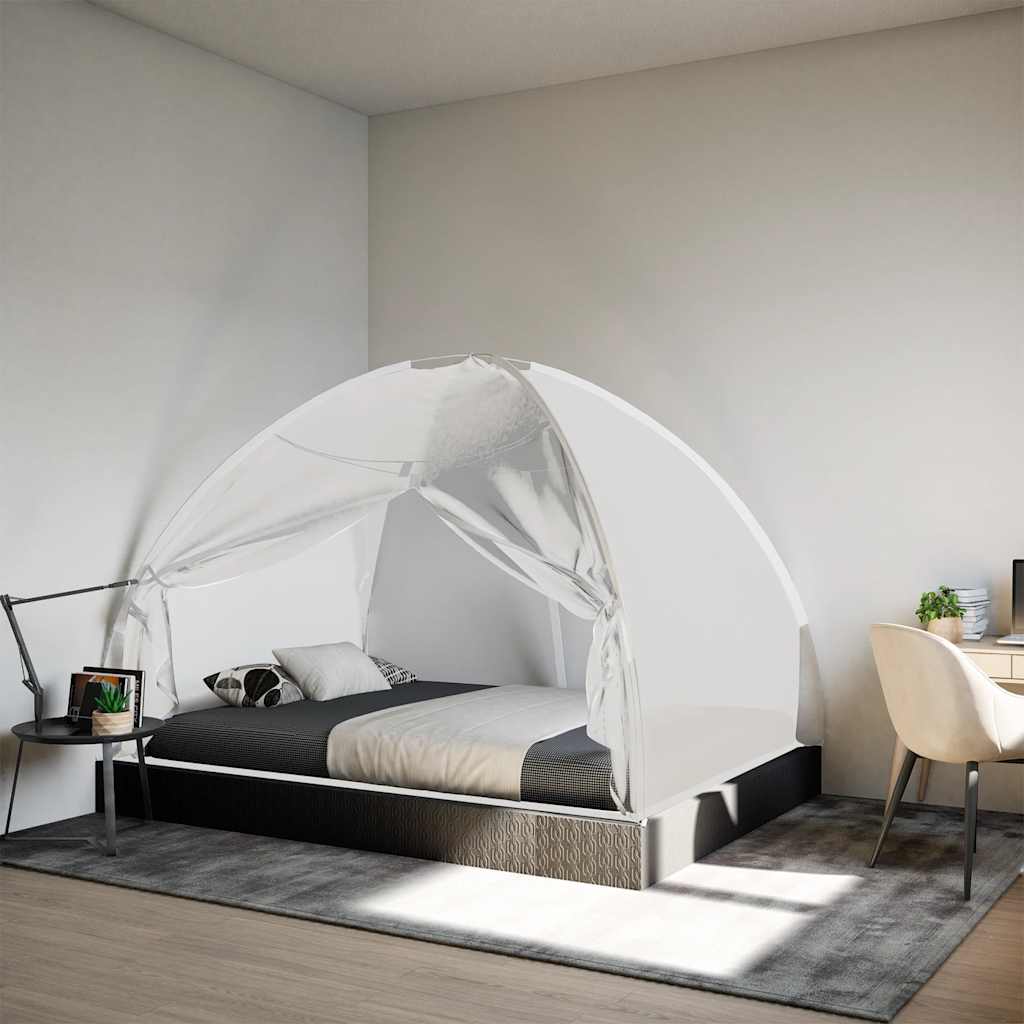 Zanzariera Mongolia Con Porte 220 Rete Bianco 200x150x140 cm