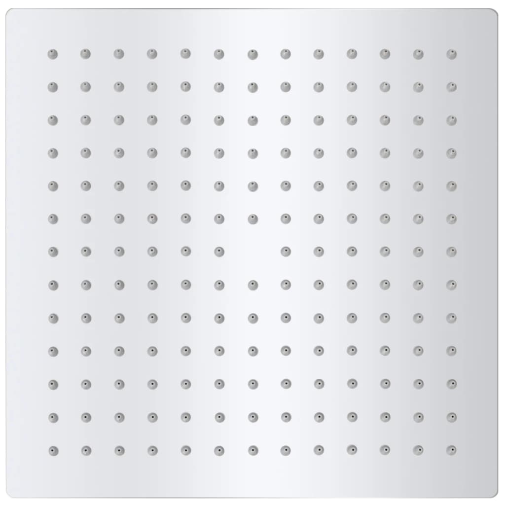 Testa Doccia A Pioggia In Acciaio Inossidabile 25x25cm Quadrata