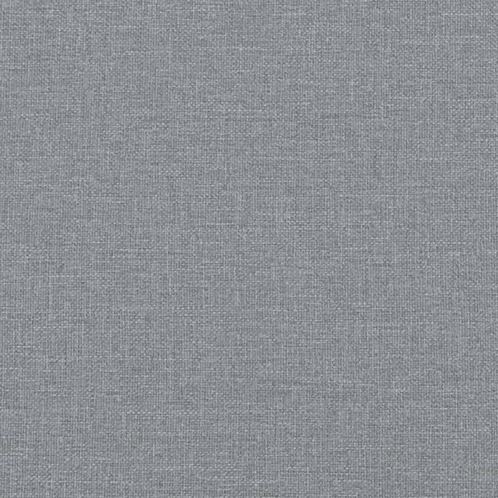 Set Di Divani 2 Pz Con Cuscini Grigio Chiaro In Tessuto - Image 6