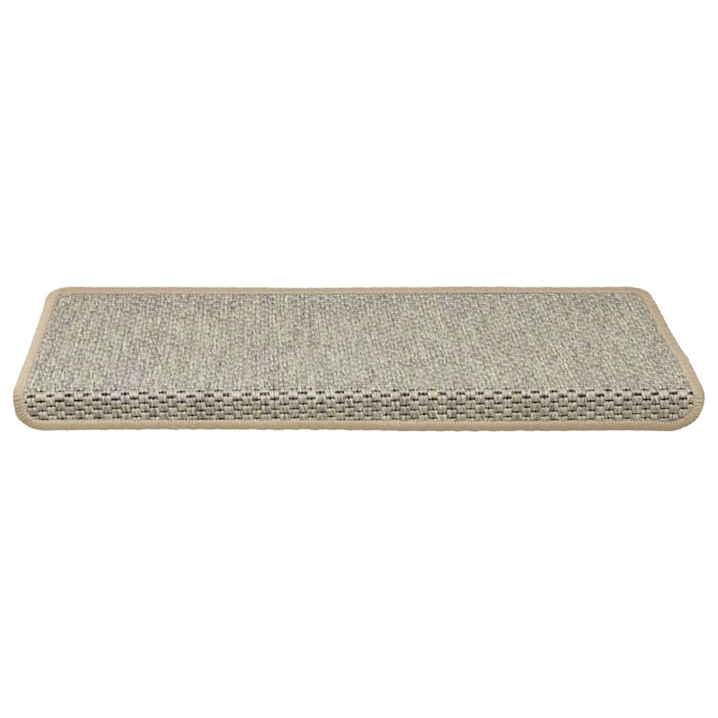 Tappeti Autoadesivi Scale Aspetto Sisal 30 Pz 65x21x4 Cm Verdi - Image 3