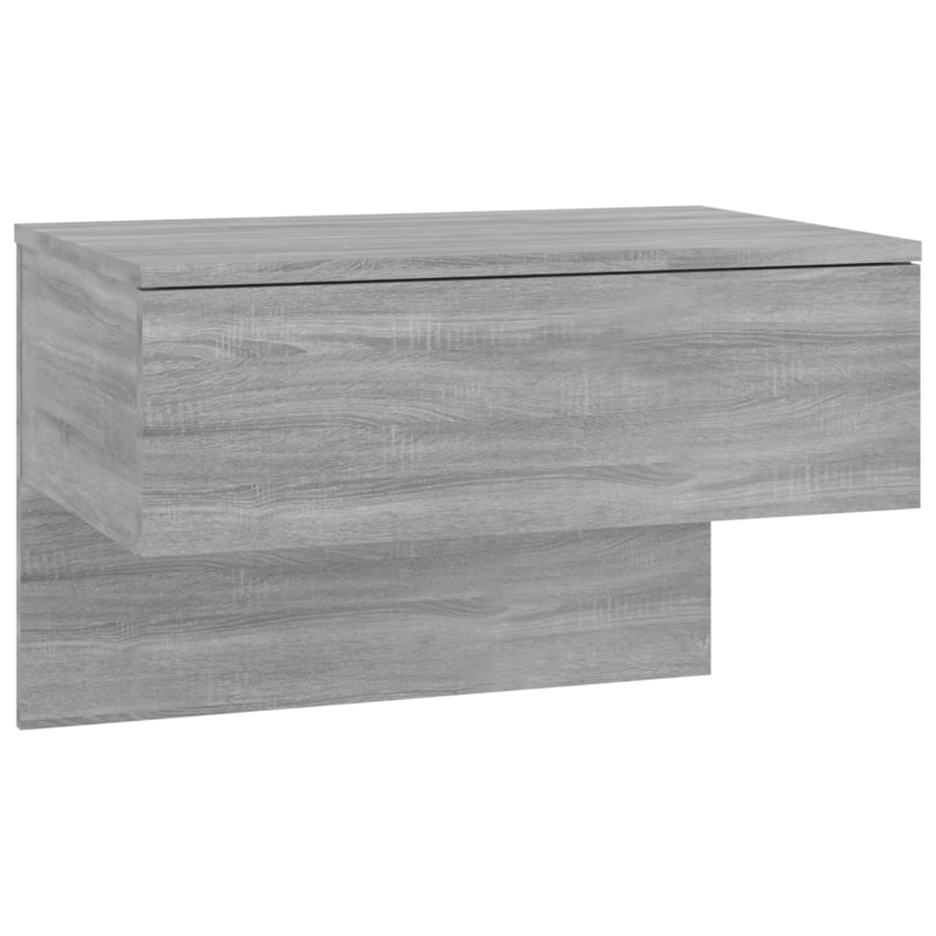 Comodini A Muro 2 Pz Grigio Sonoma - Image 5