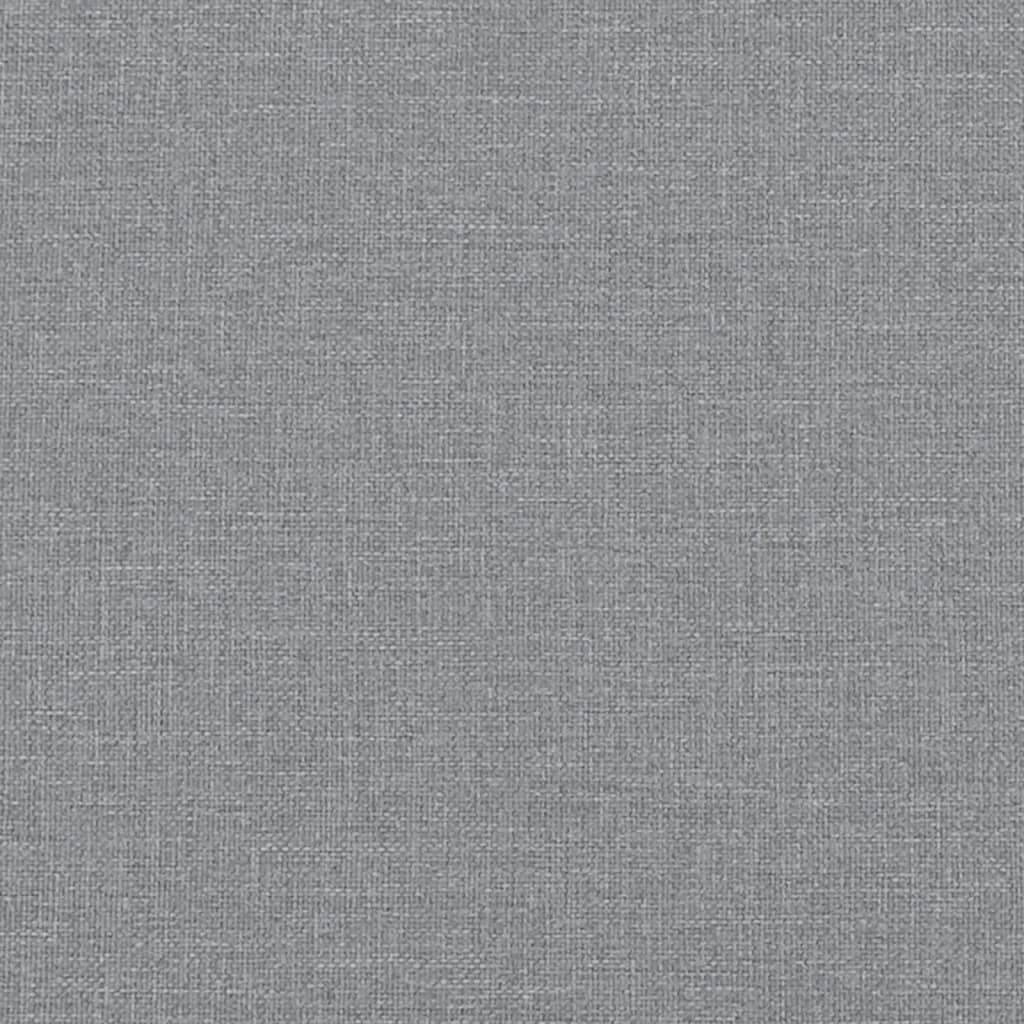 Set Di Divani 3 Pz Con Cuscini Grigio Chiaro In Tessuto - Image 6