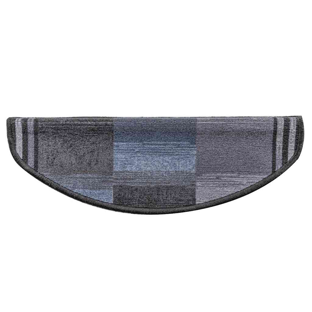 Tappetini Per Scale Autoadesivi 10 Pz 65x21x4 Cm Nero E Grigio - Image 4