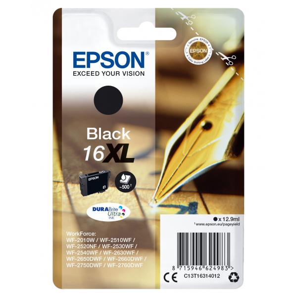 Epson T16xl Black (c13t16314010) - Cartuccia Originale Ad Alta Efficienza