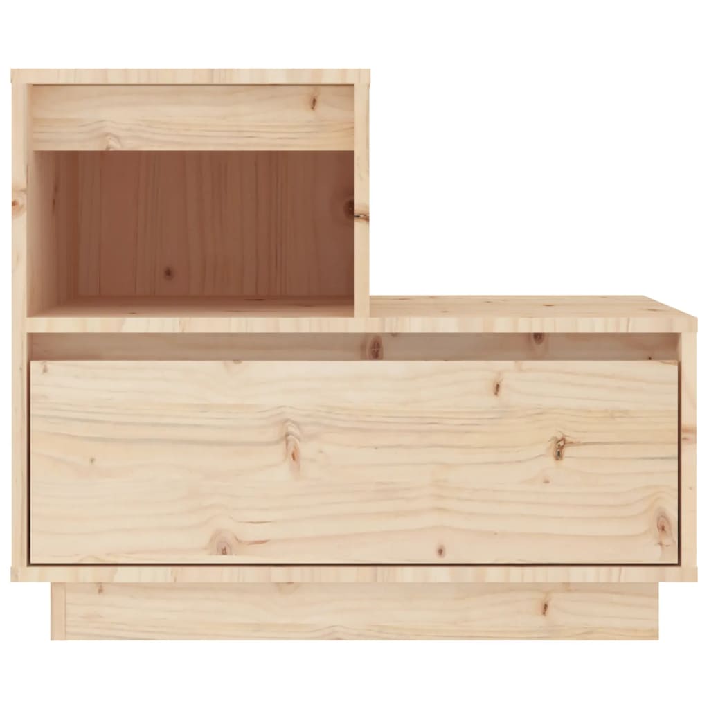Comodini 2 Pz 60x34x51 Cm In Legno Massello Di Pino - Image 4