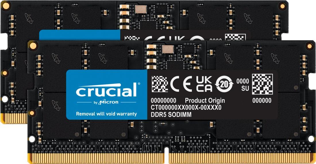 Crucial Ct2k16g48c40s5 Speichermodul 32 Gb 2 X 16 Gb Ddr5 4800 Mhz (ct2k16g48c40s5)