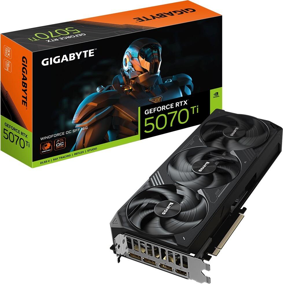 Gigabyte Geforce Rtx 5070 Ti Windforce Oc Sff 16g (gV-N507twf3oC-16gd)