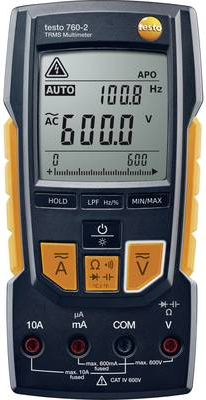 Testo DigitaL-Multimeter Trms Ac+dc 600 Vac 600 Vdc 10 Adc (testo 760-2)