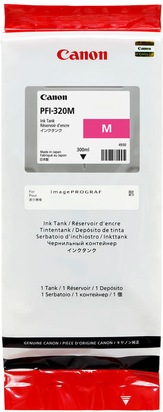 Canon PfI-320 M - 300 Ml - Magenta - Original - Tintenbehälter - Für Imageprograf TM-200, TM-205, TM-300, TM-305 (2892c001)
