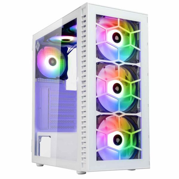 Kolink Observatory Hf Glass White Argb Midi Tower Bianco (kolink Observatory Hf Glass Argb Midi Tower Case - White)