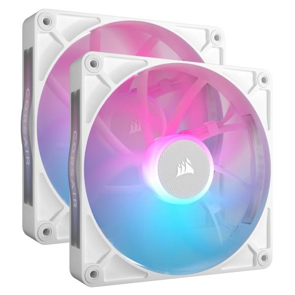 Corsair Icue Link Rx140 Rgb Case Per Computer Ventilatore 14 Cm Bianco 2 Pz (corsair Rx Rgb Series, Icue Link Rx140)