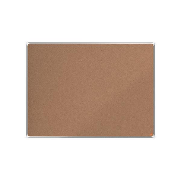 Nobo Premium Plus Bacheca Per Appunti Interno Marrone Alluminio (nobo 1915181 Premium Plus Cork Notice Board 1200x900mm)