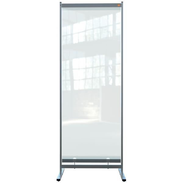 Nobo 1915552 Bacheca Magnetiche E Accessori Grigio, Translucent (nobo 1915552 Premium Plus Clear Pvc Free Standing Protective Room Divider Screen 780