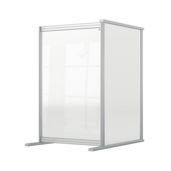 Nobo 1915498 Bacheca Magnetiche E Accessori Grigio, Trasparente (nobo 1915498 Premium Plus Desk Divider Extender 600x1000mm Acrylic)
