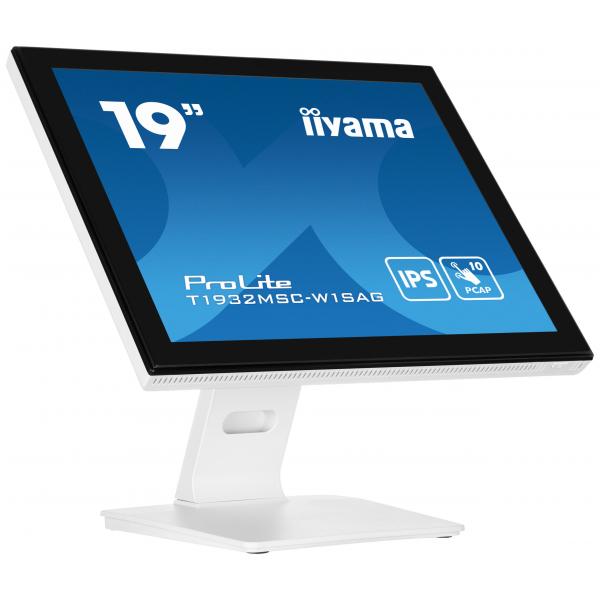 Iiyama Prolite T1932msC-W1sag Monitor Pc 48,3 Cm [19] 1280 X 1024 Pixel Full Hd Led Touch Screen Da Tavolo Bianco (iiyama Prolite T1932msC-W1sag 19'