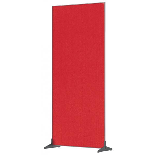 Nobo 1915528 Bacheca Magnetiche E Accessori Feltro 800 X 300 Mm Rosso (nobo 1915528 Red Impression Pro Floor Divider 800x1800mm)