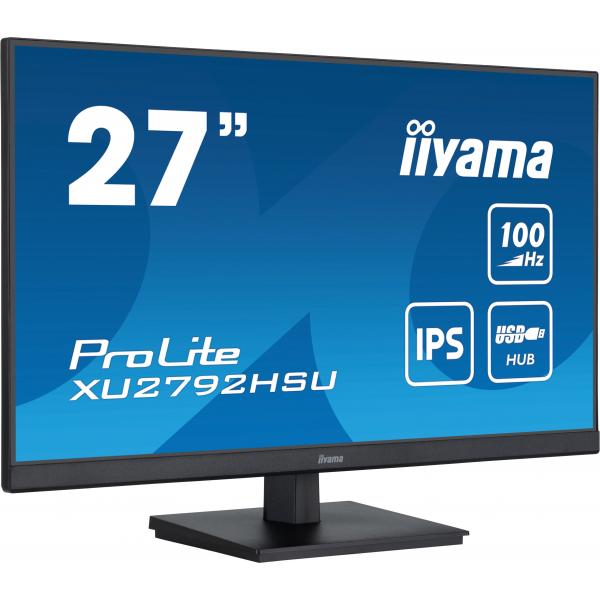 Iiyama Prolite Xu2792hsU-B6 Monitor Pc 68,6 Cm [27] 1920 X 1080 Pixel Full Hd Led Nero (27 Prolite Xu2792hsU-B6 - 27 Black Ips Led Monitor Full Hd di