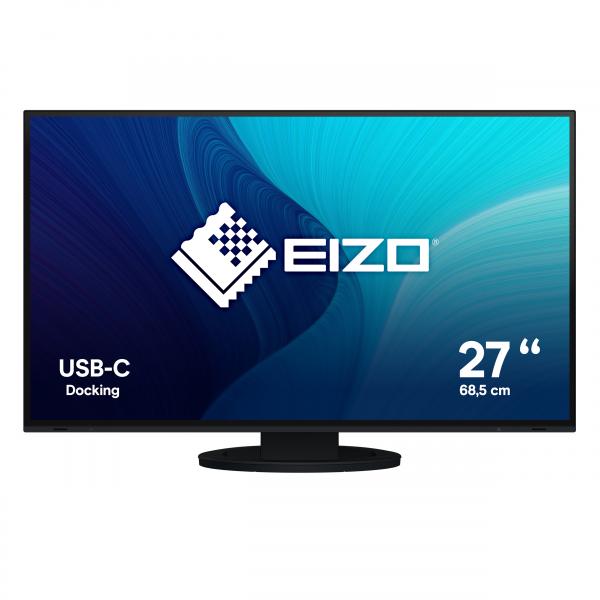 Eizo Monitor 27 Led Ips 16:9 2560x1440 350 Cdm, UsB-C, Vga/dp/hdmi, Flexscan Ev2781-bk