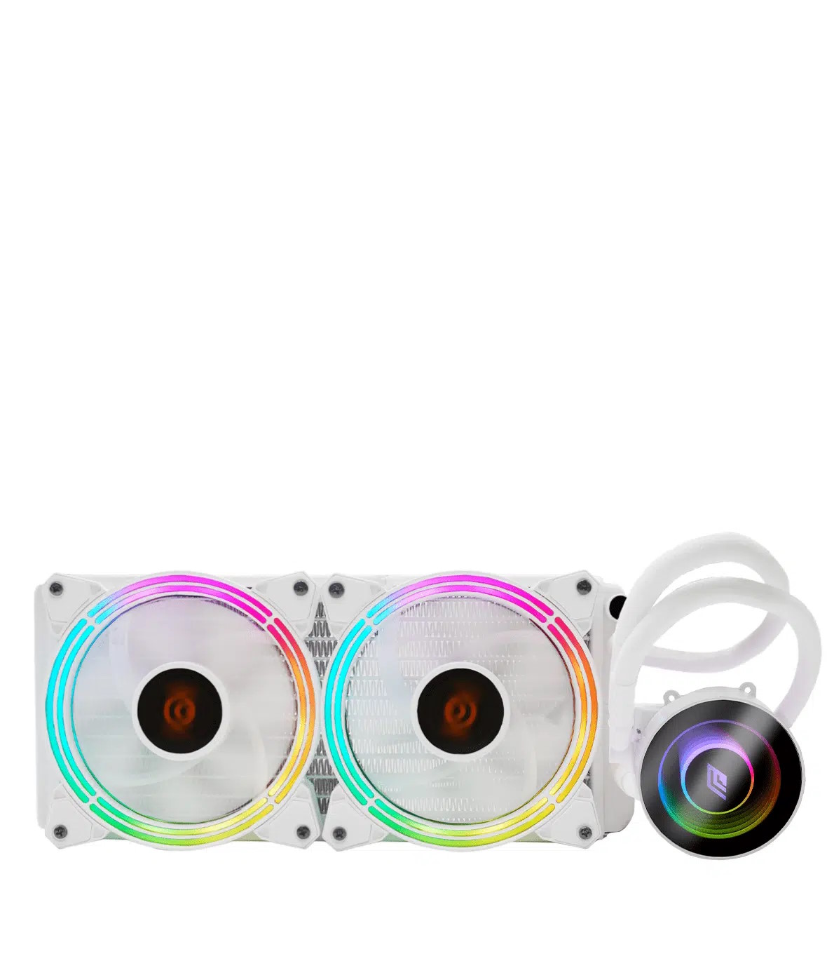 Noua Dissipatore A Liquido Siberus Tr241 White Rainbow Rgb 200w