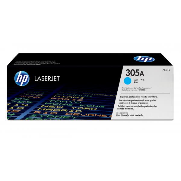 Hp Toner Ciano Per M351/451/375/475 Lj Pro300/400 2600pag, 305a