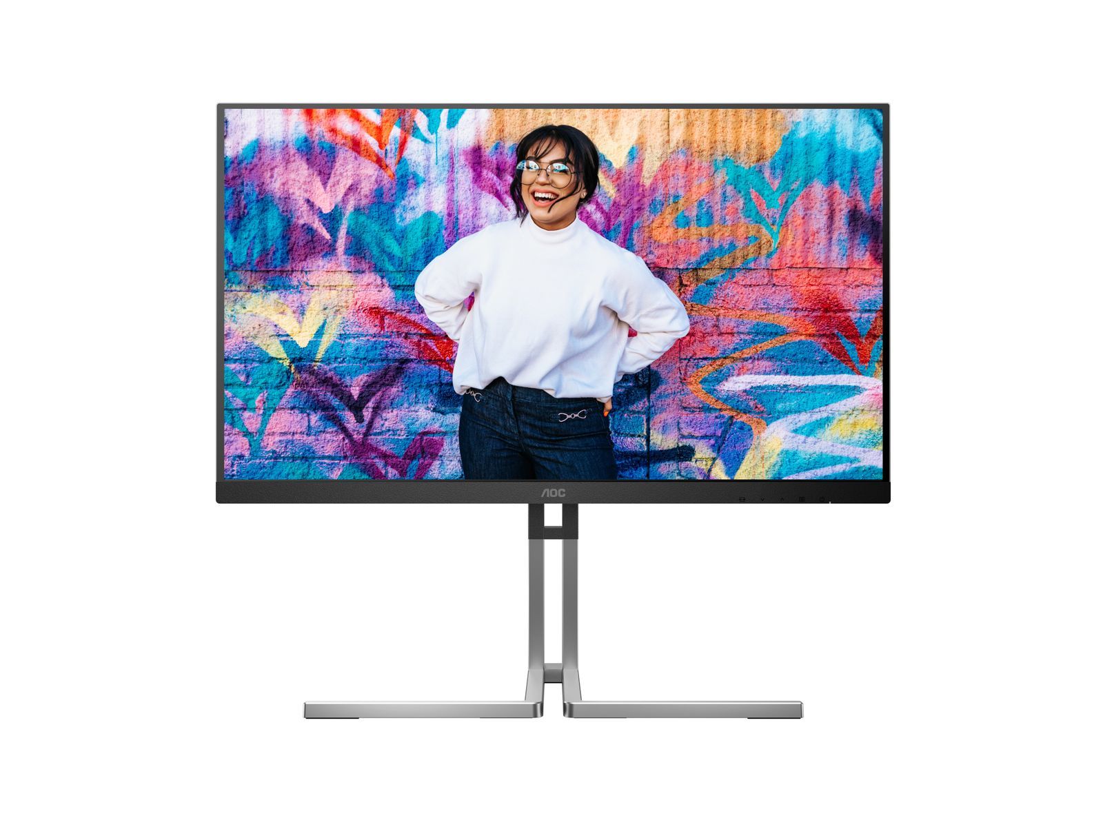 Aoc Monitor 27 Ips 16:9 4ms 420 Cdm, UsB-C, Pivot, Dp/hdmi - Image 3