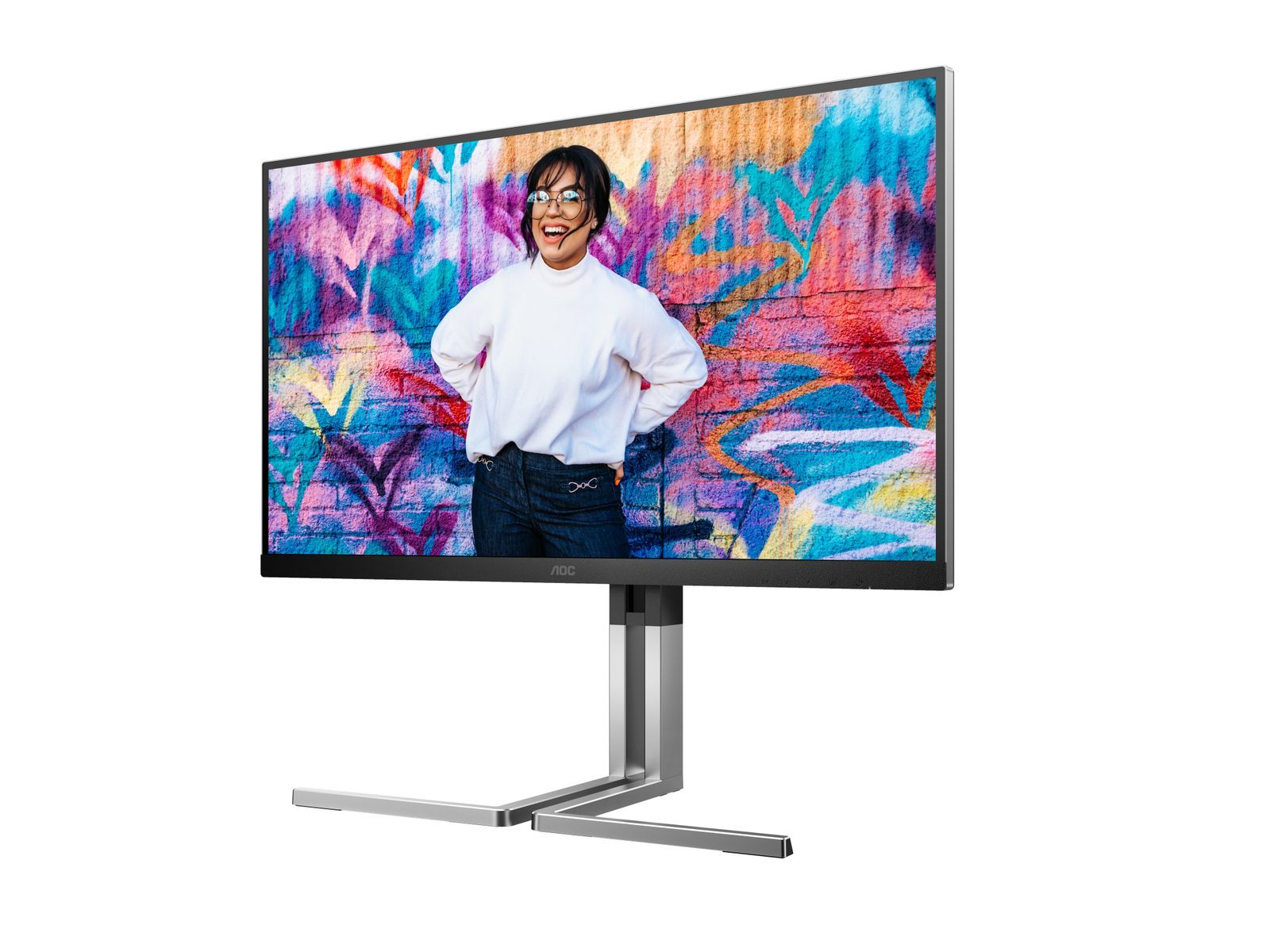Aoc Monitor 27 Ips 16:9 4ms 420 Cdm, UsB-C, Pivot, Dp/hdmi - Image 5