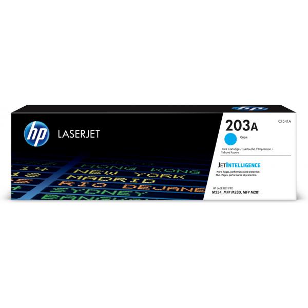 Hp Toner Ciano Per Lj M254/m280/m281 1300pag, 203a
