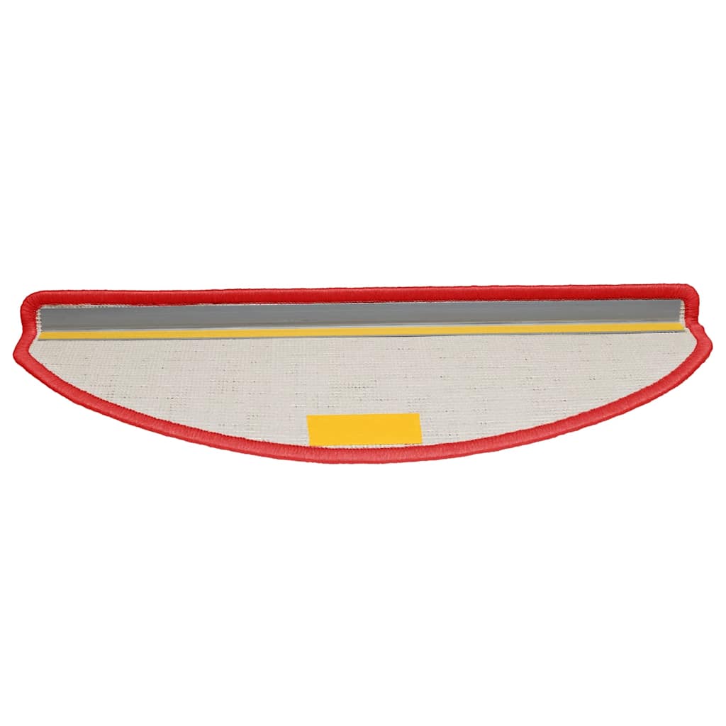 Tappetini Per Scale 30 Pz 65x21x4 Cm Rossi Semicircolari Grandi - Image 4