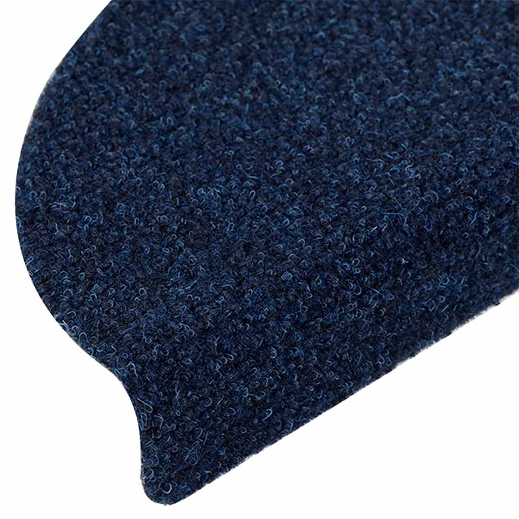 Tappetini Per Scale Autoadesivi 20 Pz 56x17x3 Cm Blu Navy Semicircolari - Image 6